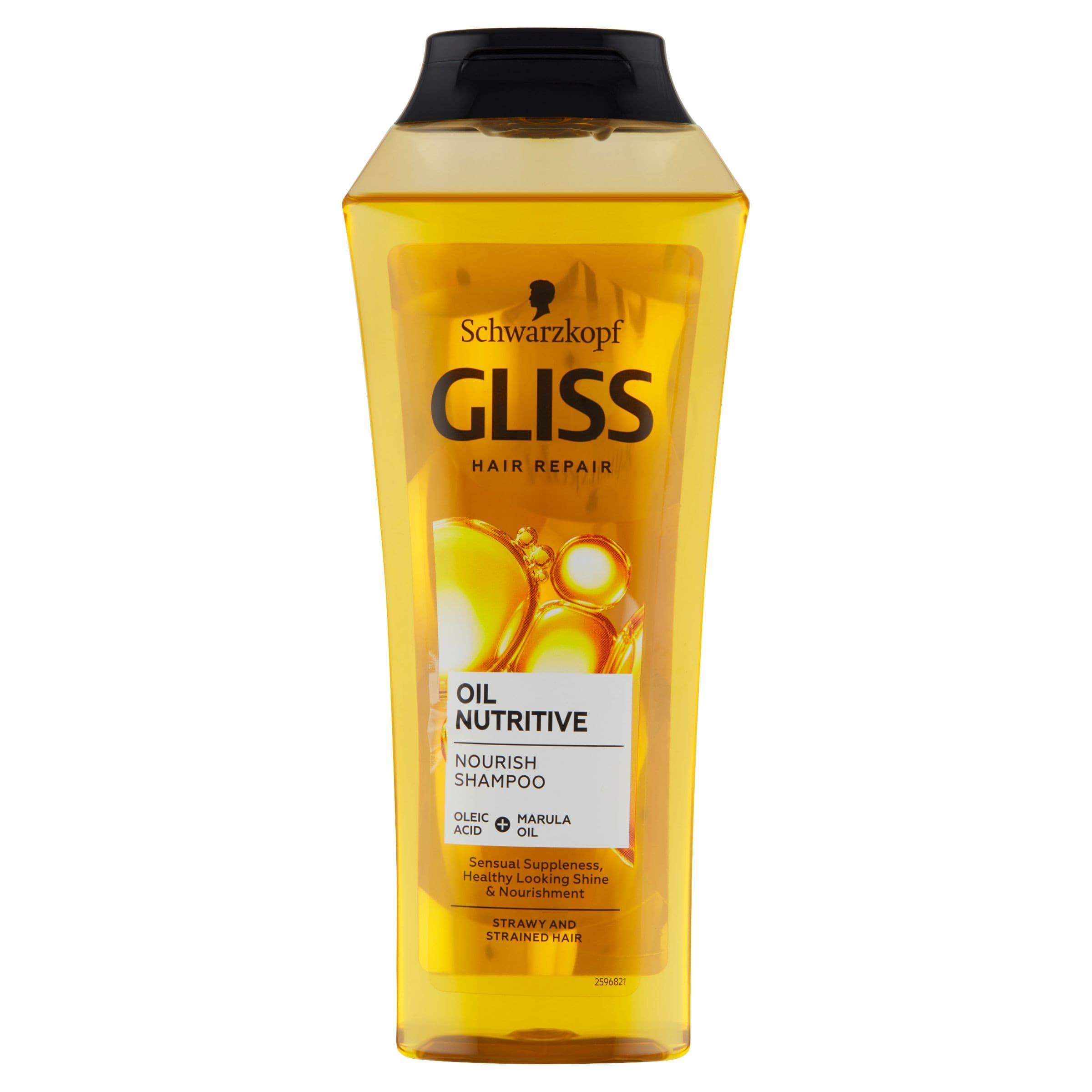 Gliss Kur Oil Nutritive šampon pro vlasy se sklonem k třepení 250 ml