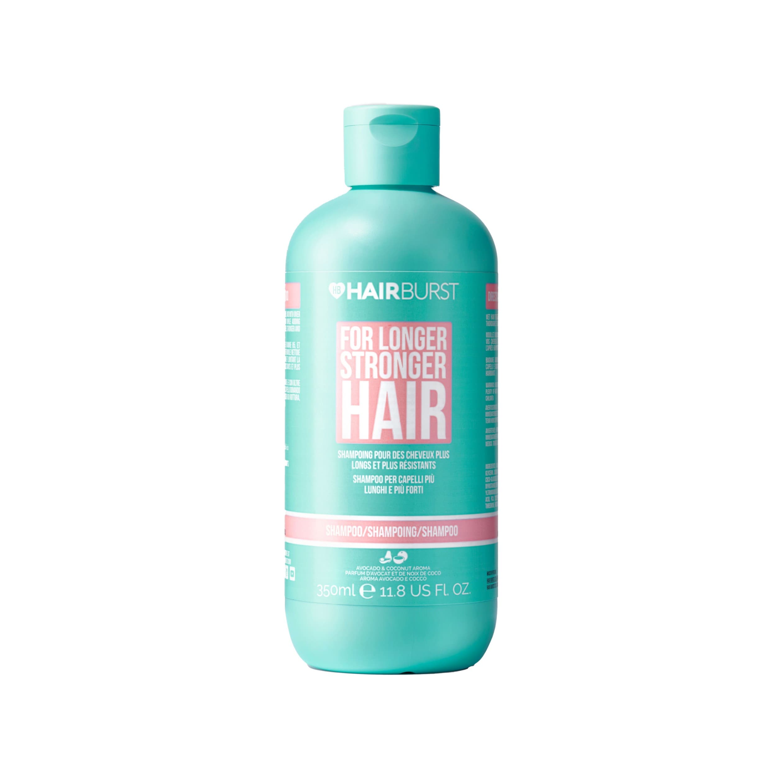 Hairburst šampon na vlasy Longer Stronger Hair Avocado & Coconut 350 ml