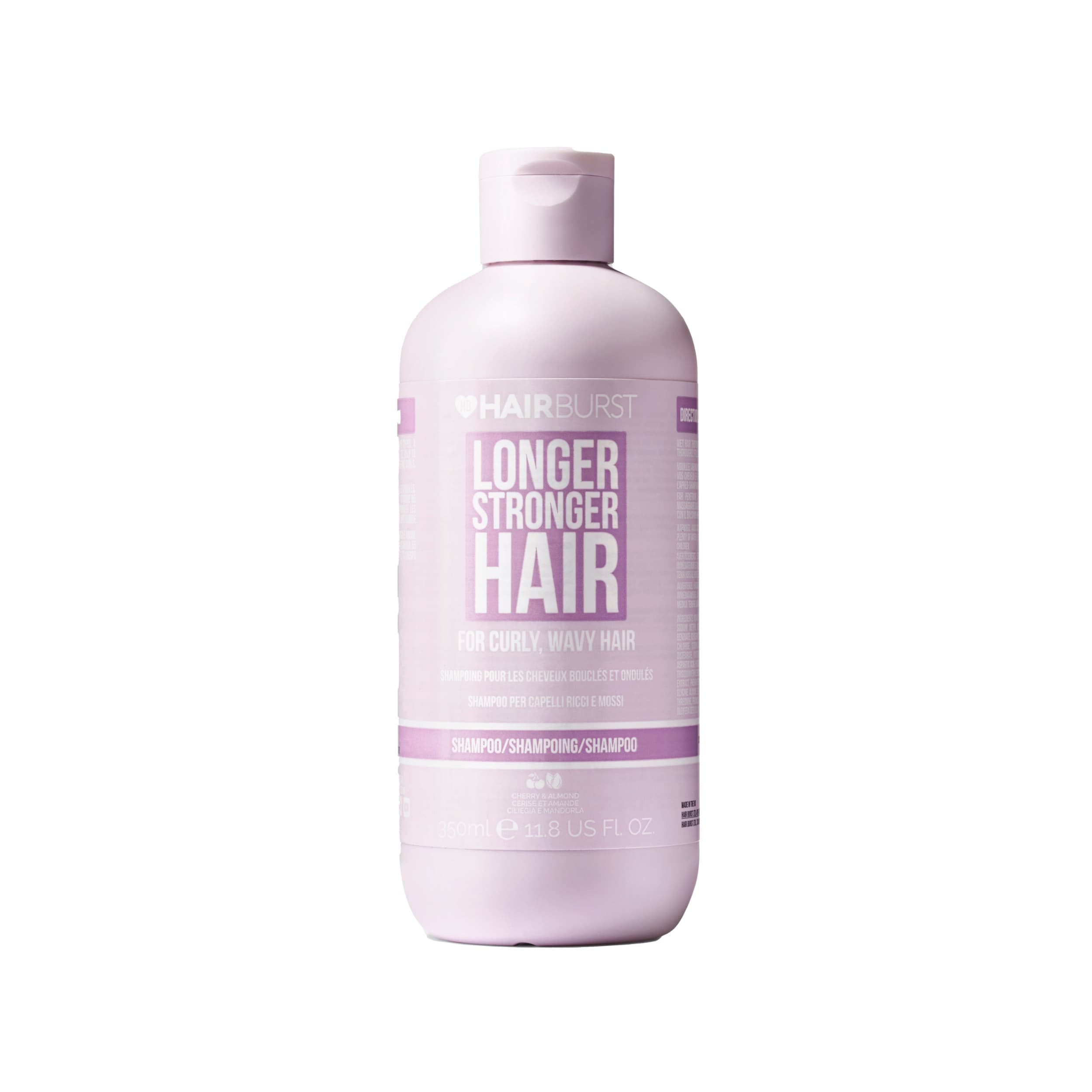 Hairburst šampon na kudrnaté vlasy Longer Stronger Hair Cherry & Almond 350 ml