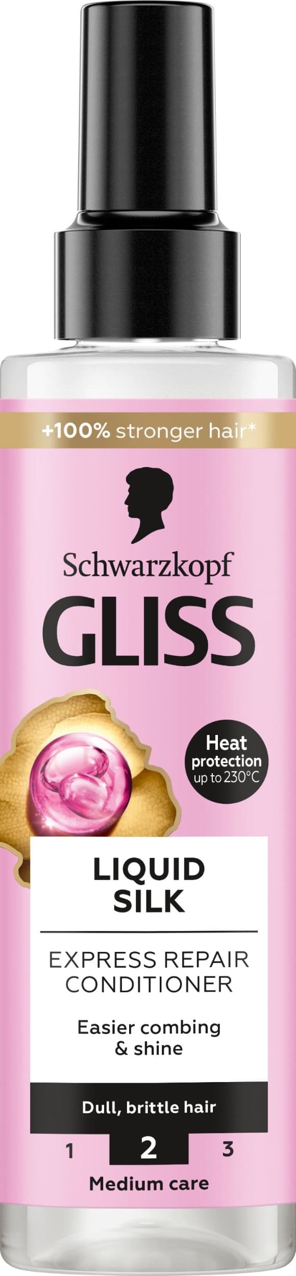 Schwarzkopf Gliss Liquid Silk expresní regenerační kondicionér 200ml