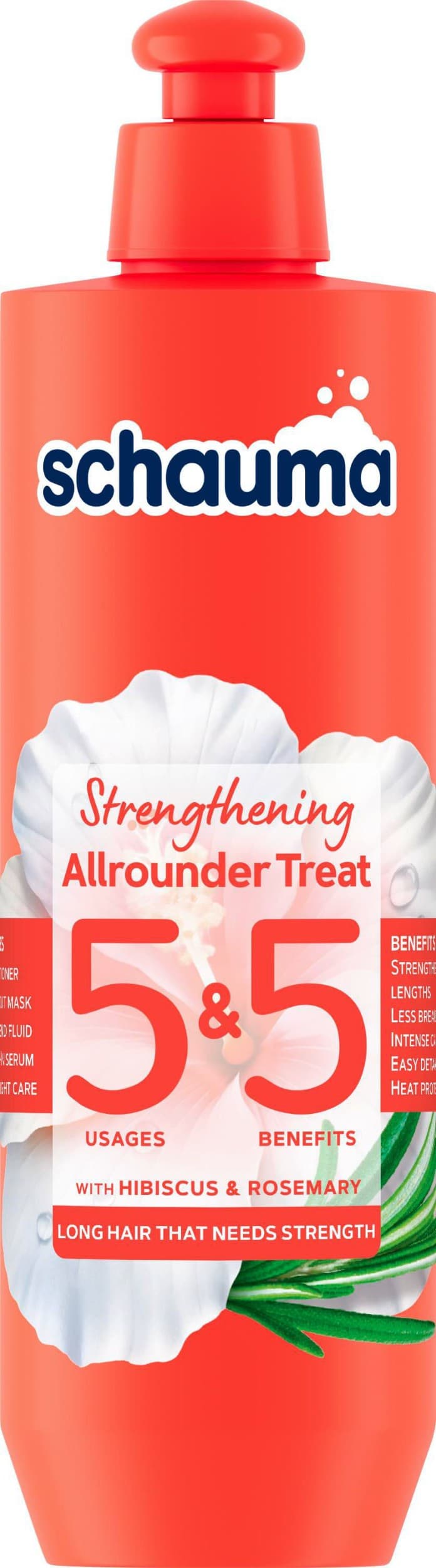 Schauma Stronger for Longer Hair 5 & 5 všestranná péče pro dlouhé vlasy s ibiškem a rozmarýnem 300ml