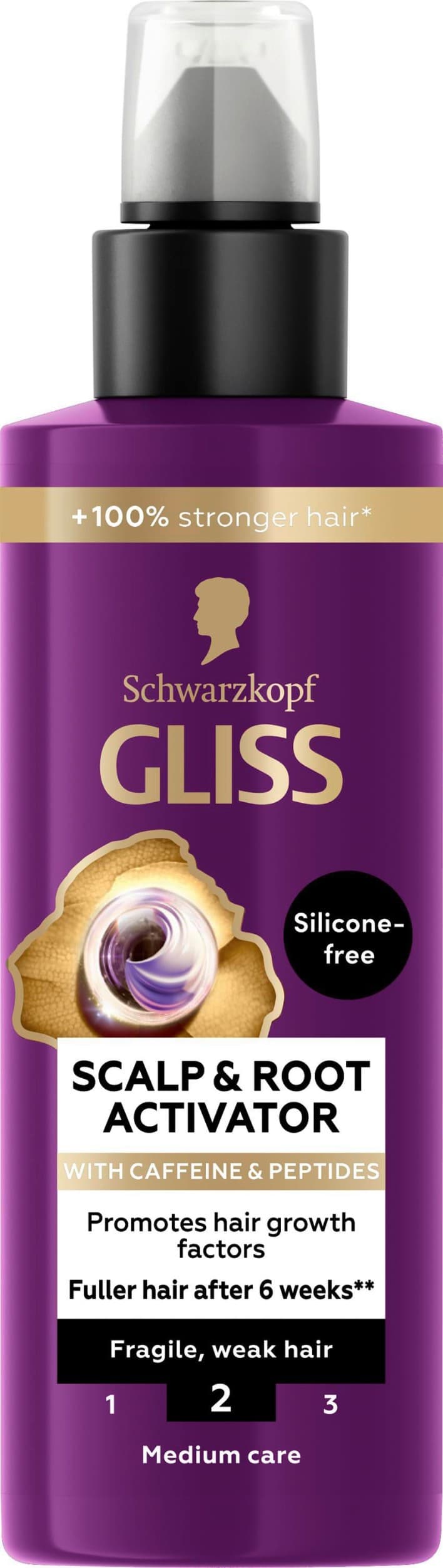 Schwarzkopf Gliss Blonde Hair Perfector fialový expresní kondicionér 200ml