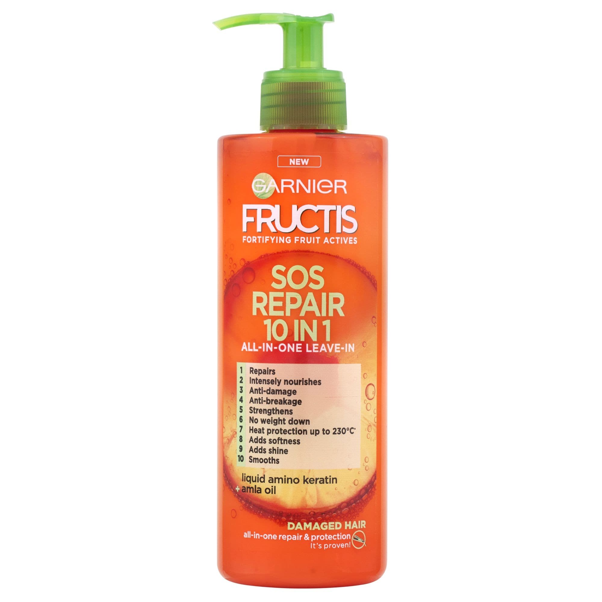 Garnier Fructis SOS Repair bezoplachová vlasová péče 10v1 400ml
