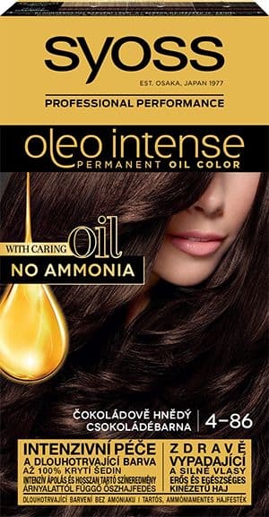 Syoss Oleo Intense olejová barva čokoládově hnědý 4-86 50 ml