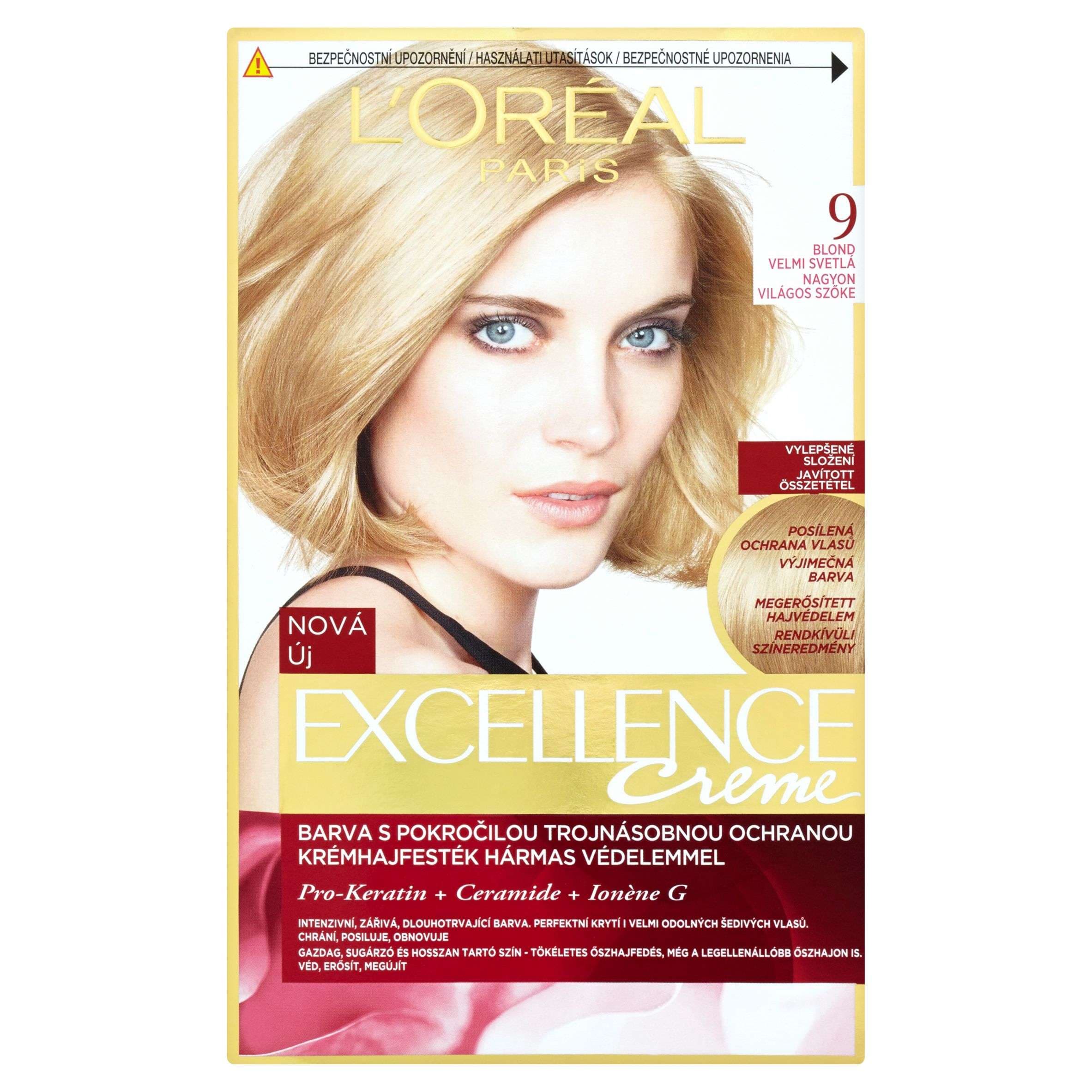 L'Oréal Paris Excellence Creme blond velmi světlá 9