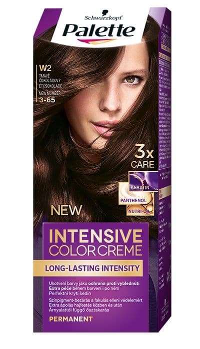 Schwarzkopf Palette Intensive Color Creme barva na vlasy tmavě čokoládový W2 50 ml