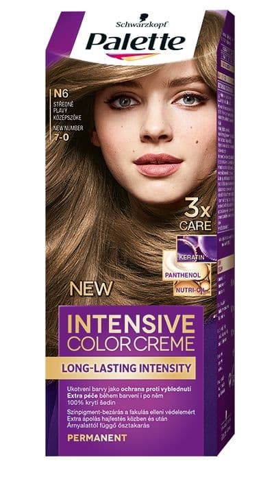 Schwarzkopf Palette Intensive Color Creme barva na vlasy středně plavý N6 50 ml