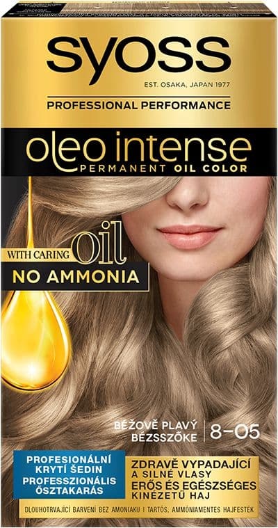 Syoss Oleo Intense olejová barva béžově plavý 8-05 50 ml