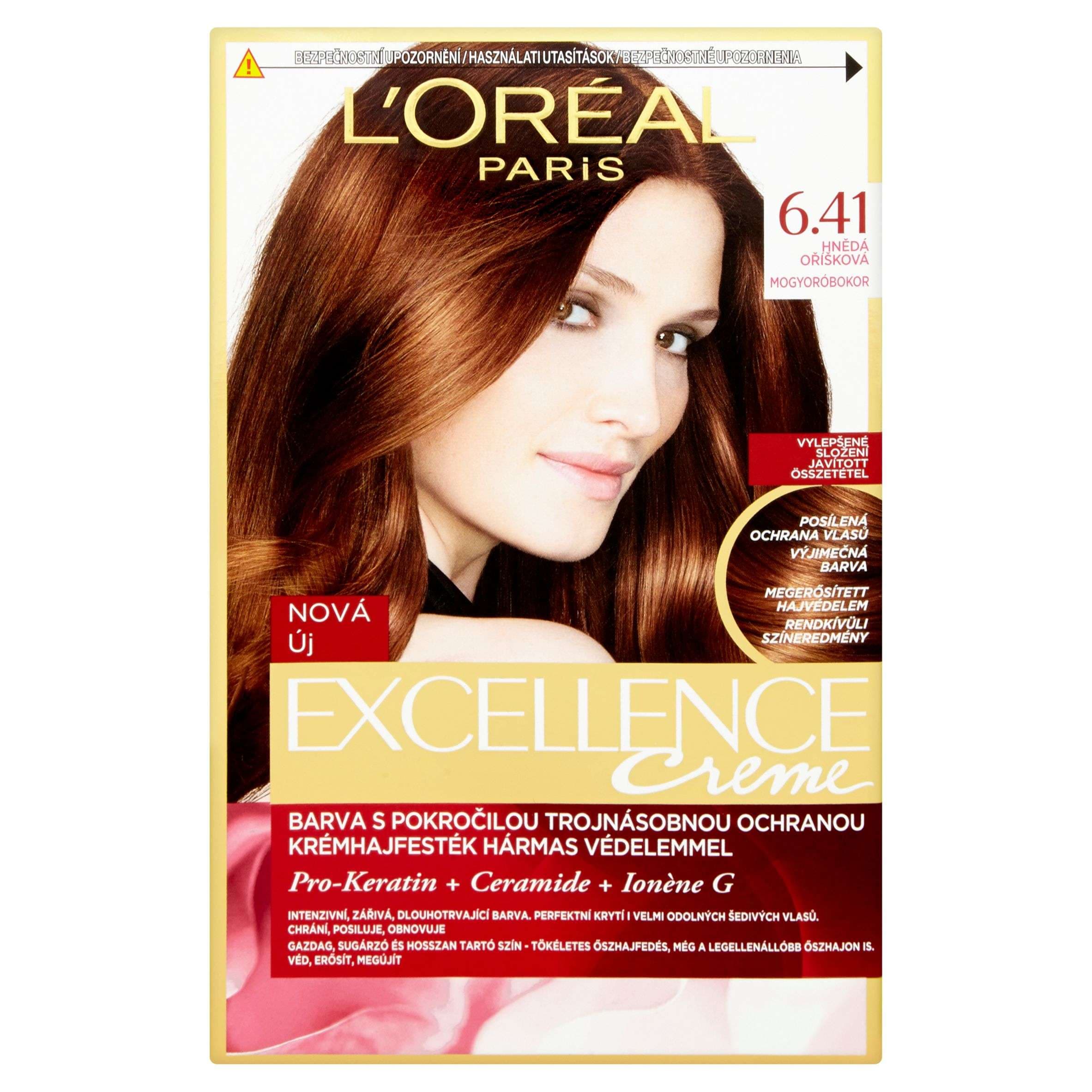 L'Oréal Paris Excellence Creme hnědá oříšková 6.41