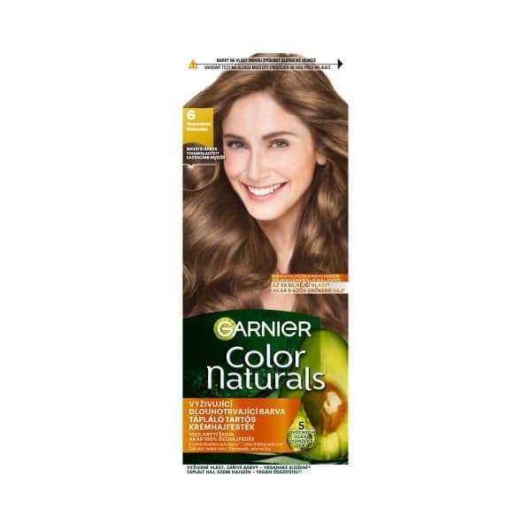 Garnier Color Naturals permanentní barva na vlasy 6 Tmavá blond 60+40+12 ml