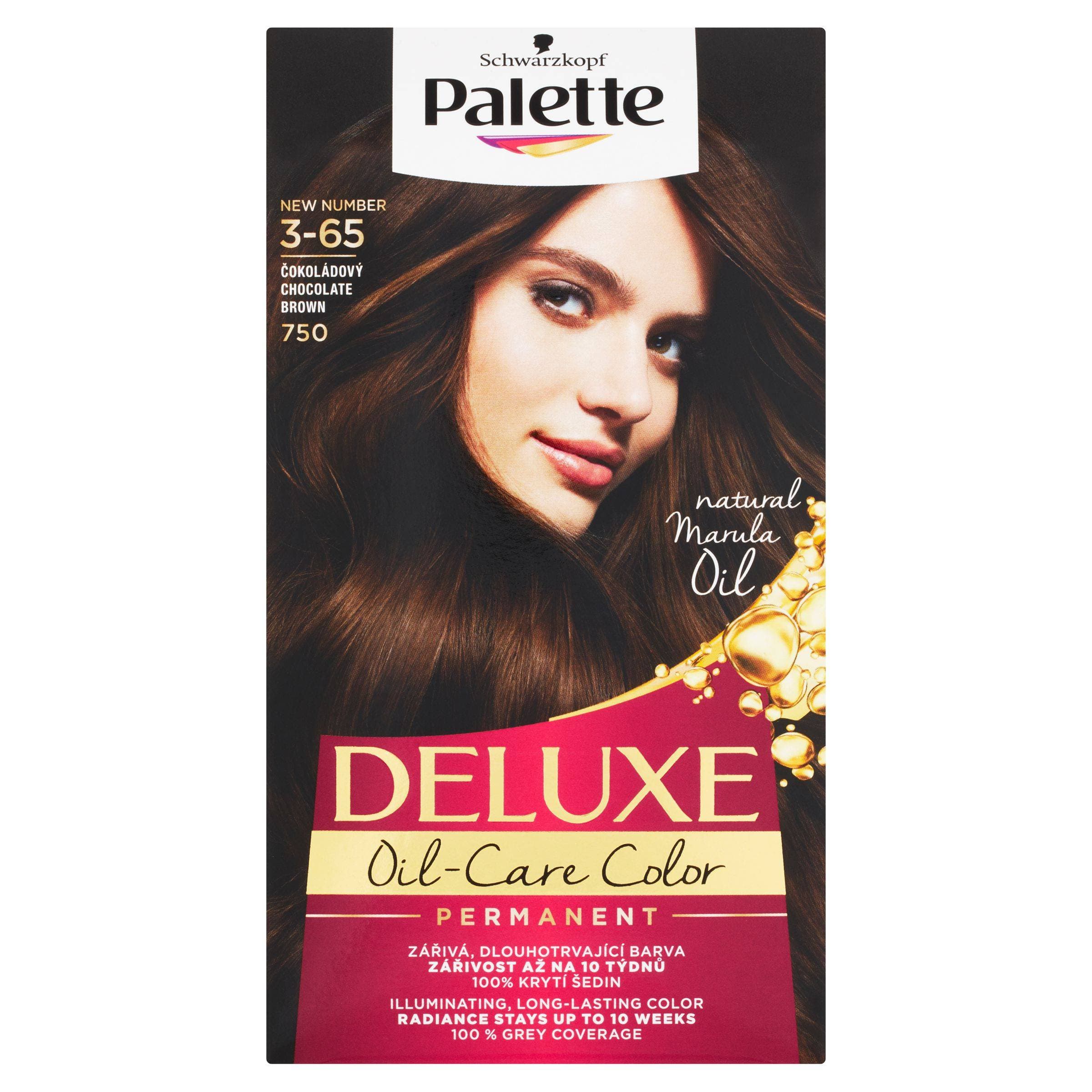 Palette Deluxe dlouhotrvající barva čokoládový 750 50 ml