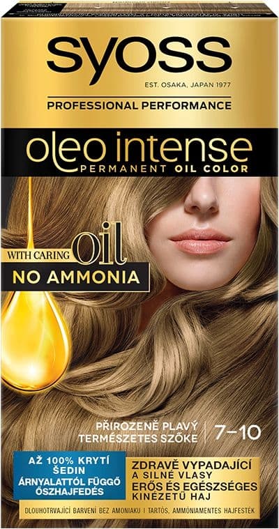 Syoss Oleo Intense olejová barva přirozeně plavý 7-10 50 ml