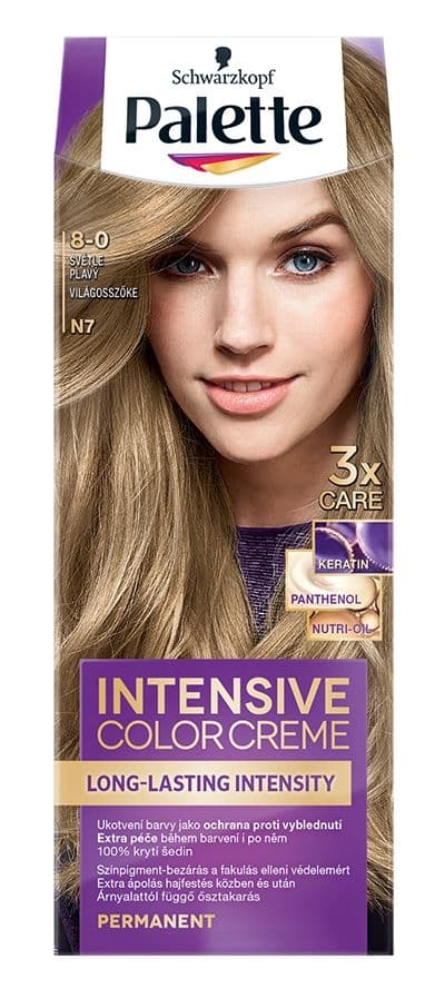 Schwarzkopf Palette Intensive Color Creme barva na vlasy světle plavý N7 50 ml