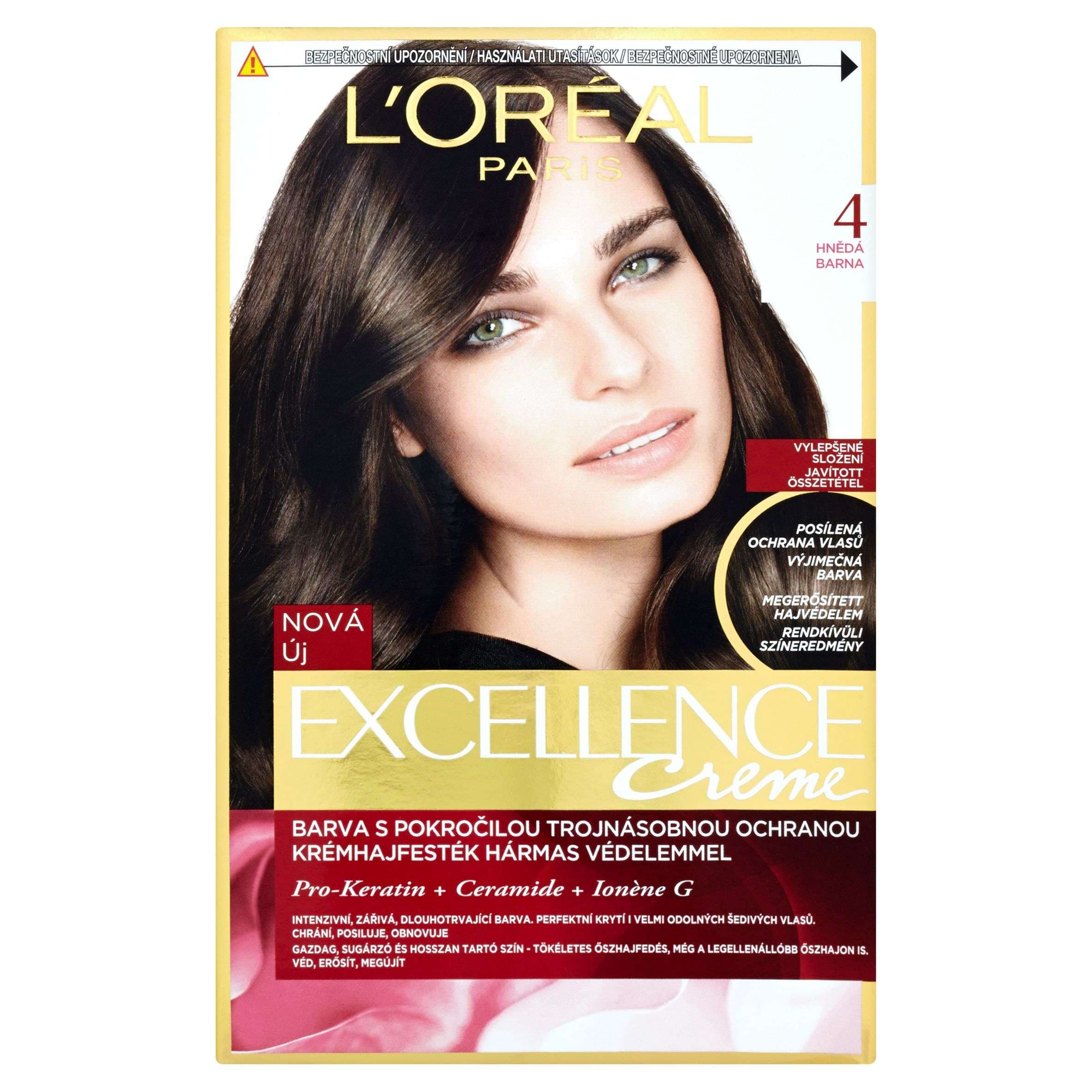 L'Oréal Paris Excellence Creme hnědá 4