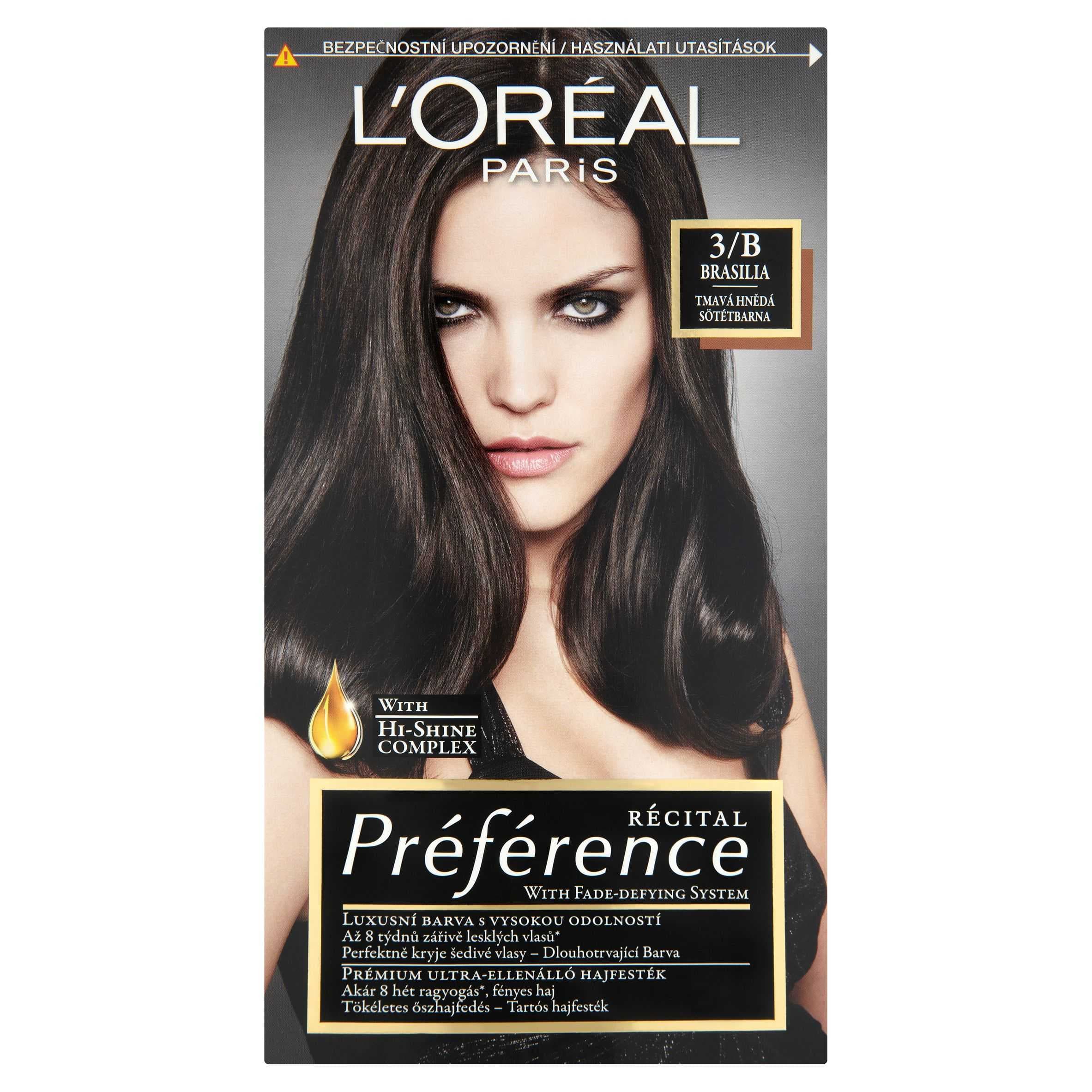 L'Oréal Paris Récital Préférence Brasilia tmavá hnědá 3/B 174 ml