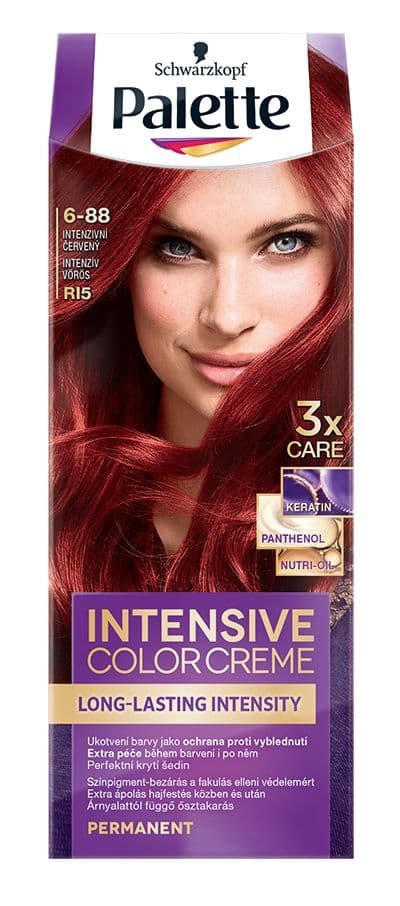 Schwarzkopf Palette Intensive Color Creme barva na vlasy Intenzivní červený RI5 50 ml