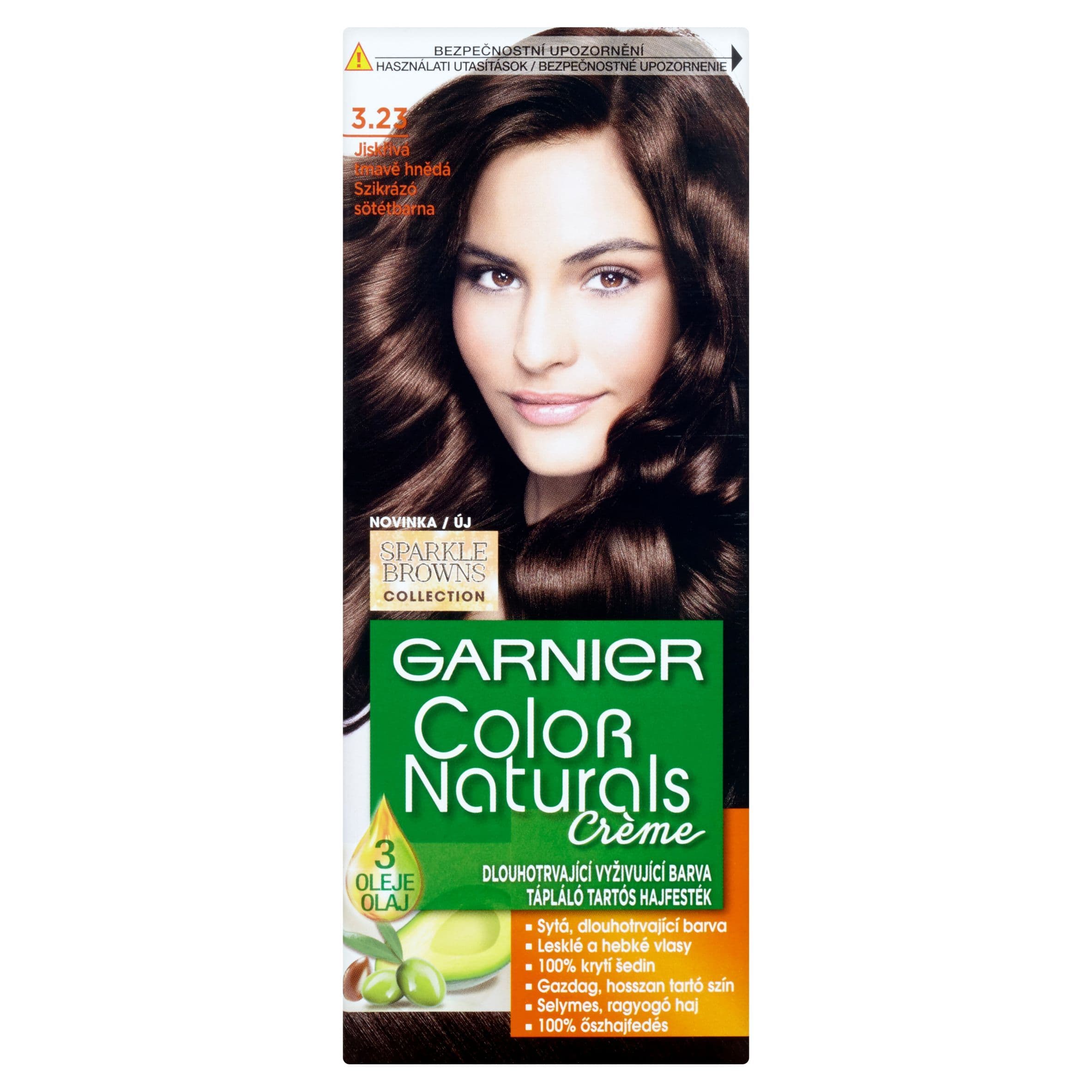 Garnier Color Naturals Crème jiskřivá tmavě hnědá 3.23 110 ml