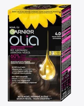 Garnier Olia barva na vlasy tmavě hnědá 4.0 1 ks
