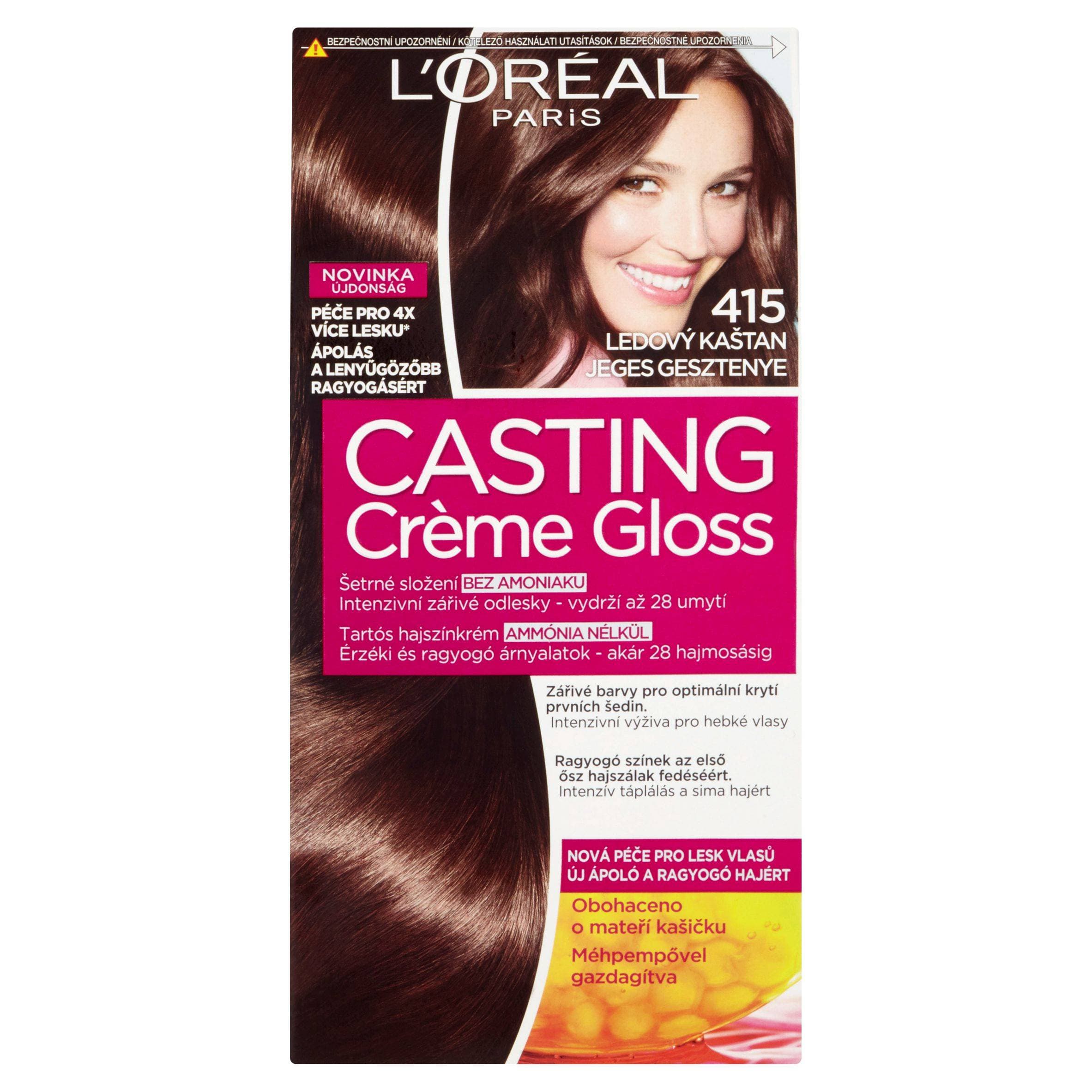 L'Oréal Paris Casting Crème Gloss ledový kaštan 415 160 ml