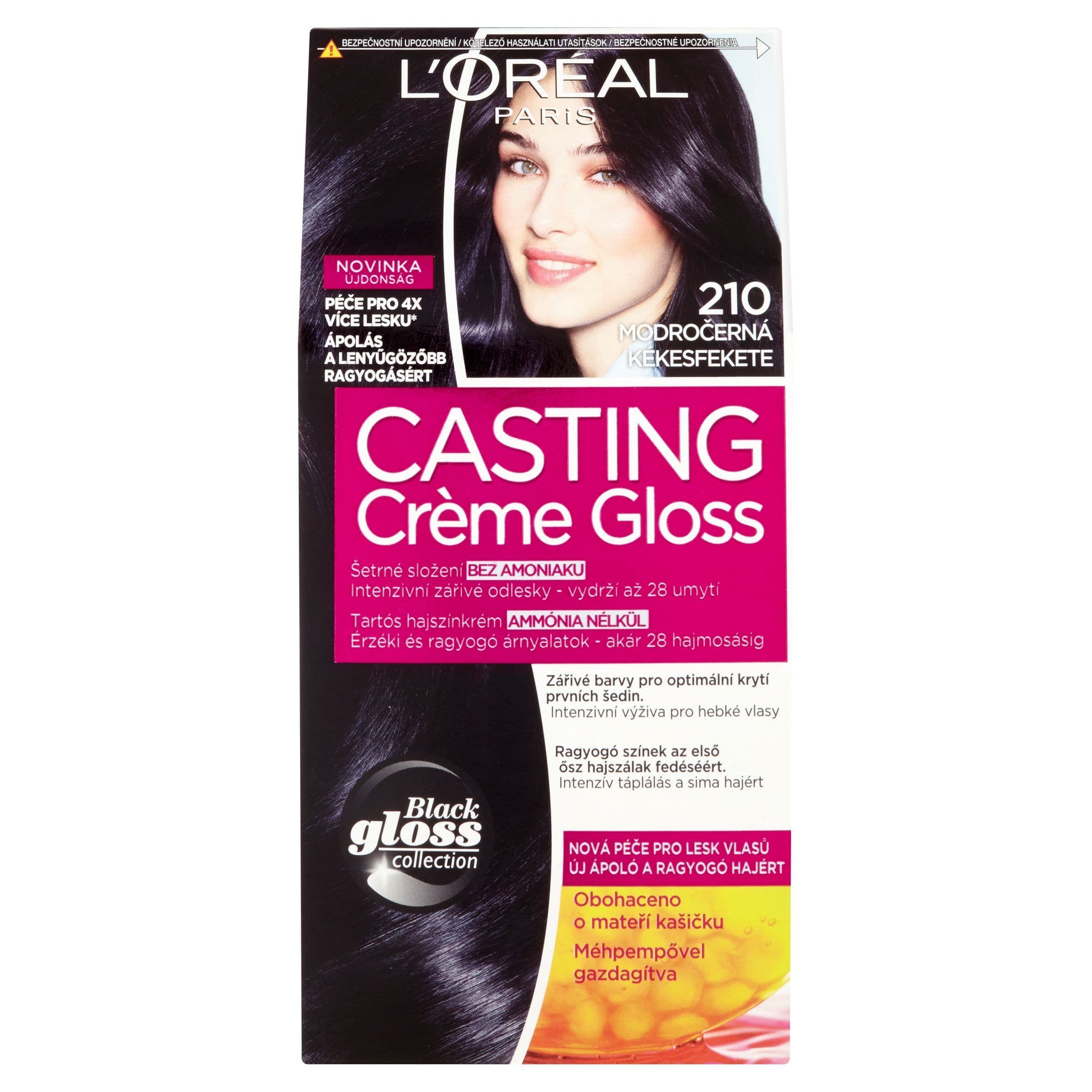 L'Oréal Paris Casting Crème Gloss modročerná 210 160 ml