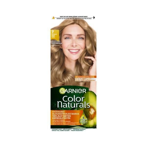 Garnier Color Naturals permanentní barva na vlasy 7 Přirozená blond 60+40+12 ml