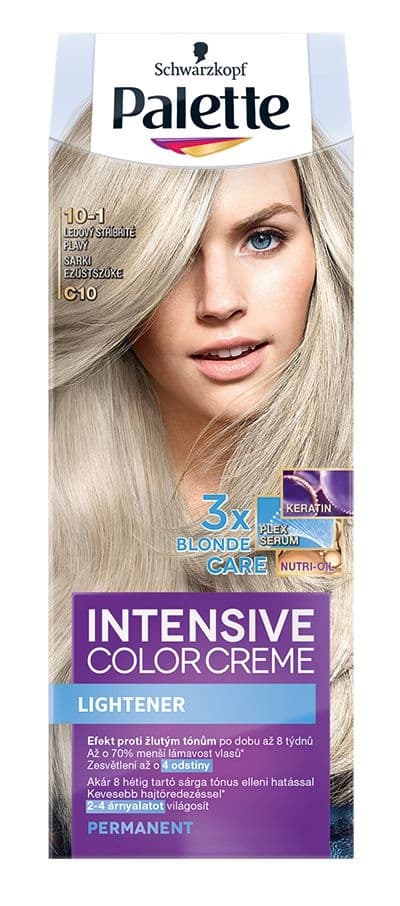Schwarzkopf Palette Intensive Color Creme barva na vlasy ledový stříbřitě plavý C10 50 ml