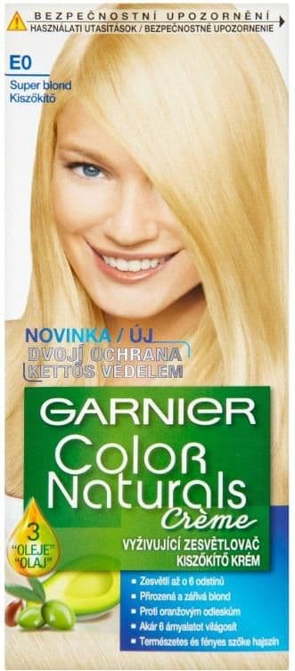 Garnier Color Naturals permanentní barva na vlasy E0 Super blond