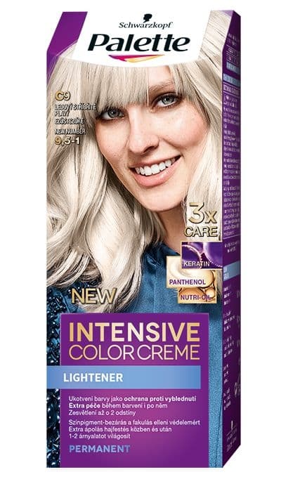 Schwarzkopf Palette Intensive Color Creme barva na vlasy stříbřitě plavý C9 50 ml