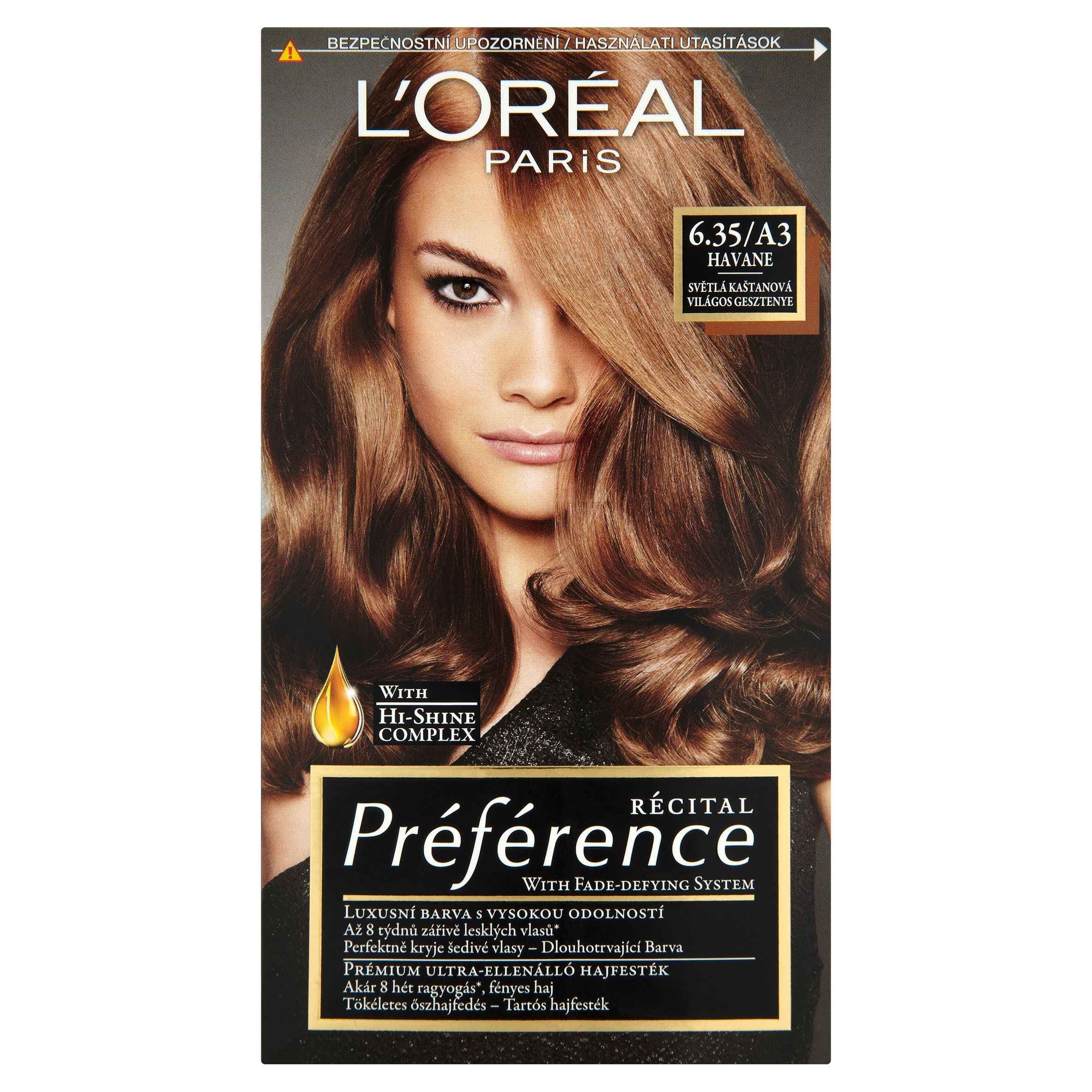 L'Oréal Paris Récital Préférence Havane světlá kaštanová 6.35/A3 174 ml
