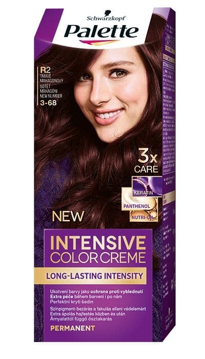 Schwarzkopf Palette Intensive Color Creme barva na vlasy tmavě mahagonový R2 50 ml