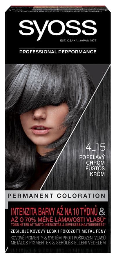 Syoss Barva na vlasy Popelavý Chrom 4-15 1 ks