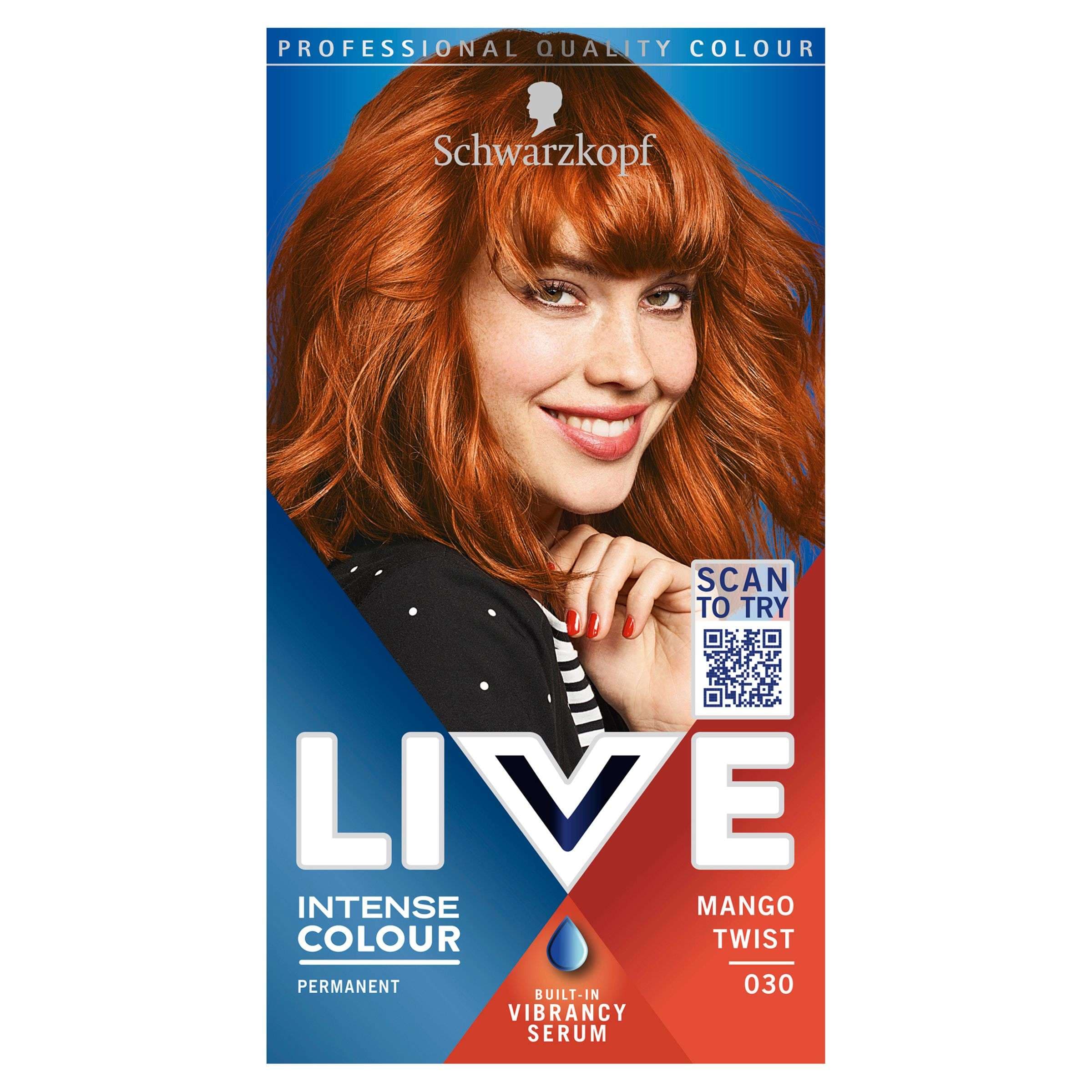 Schwarzkopf Live Intense Colour barva na vlasy 030 mangový twist 1 ks