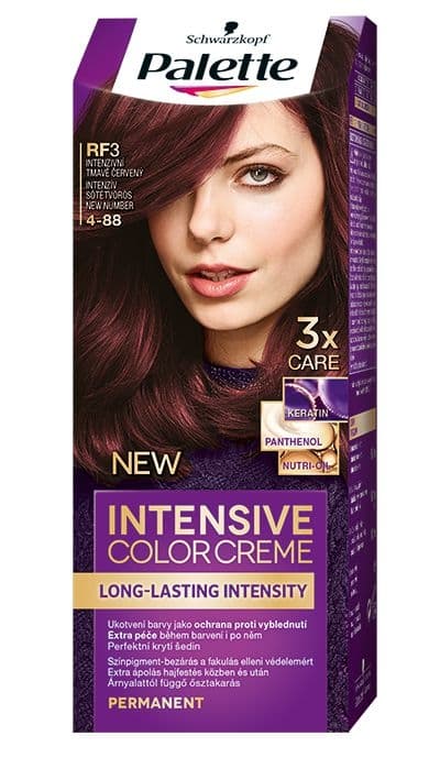 Schwarzkopf Palette Intensive Color Creme barva na vlasy Intenzivní tmavě červený RF3