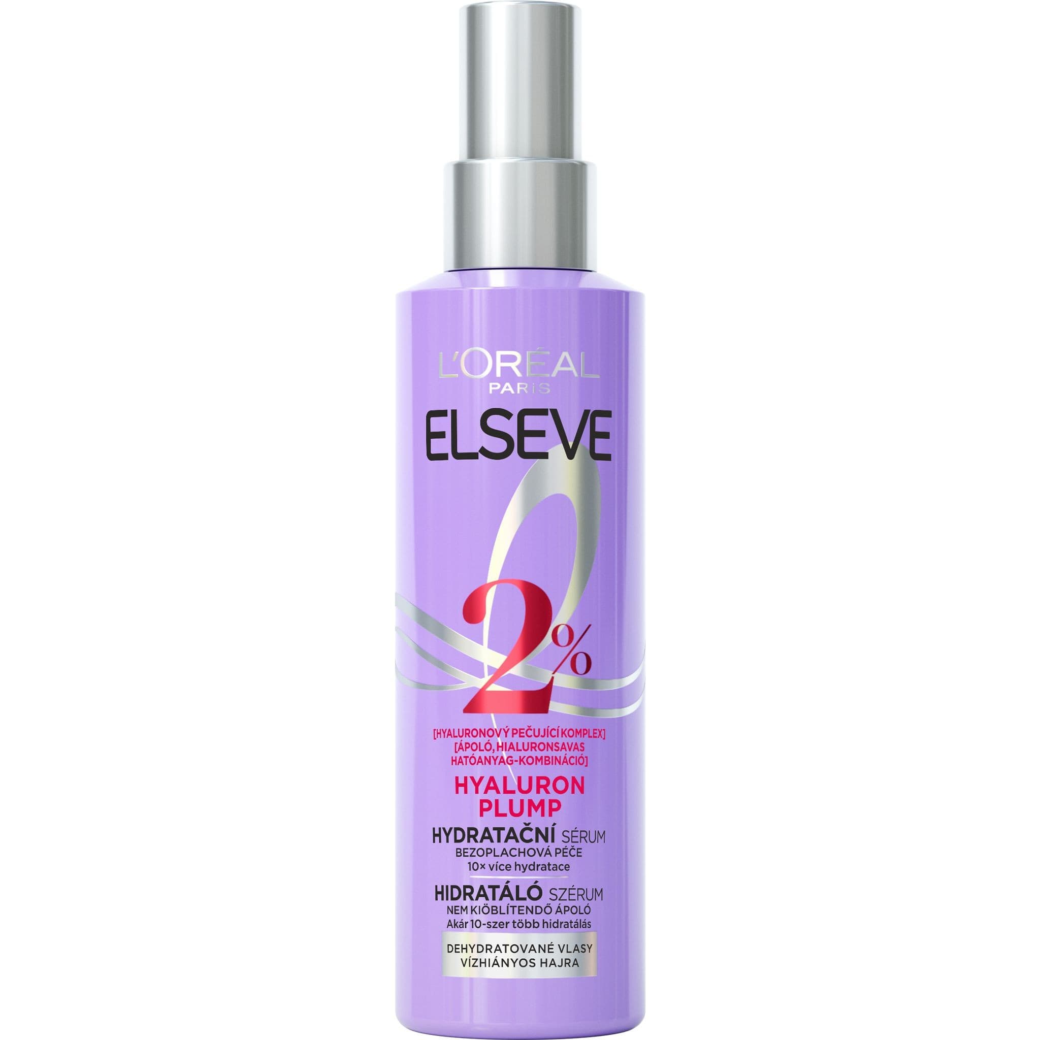 L'Oréal Paris Elseve Hyaluron Plump Hydratační sérum s 2 % Hyaluronovým pečujícím komplexem 150 ml