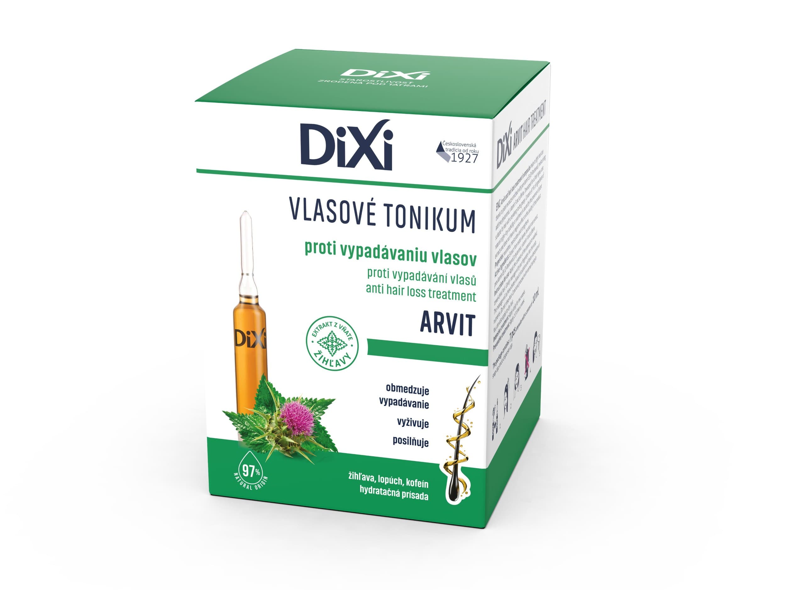 Arvit vlasové tonikum proti vypadávání vlasů v ampulích