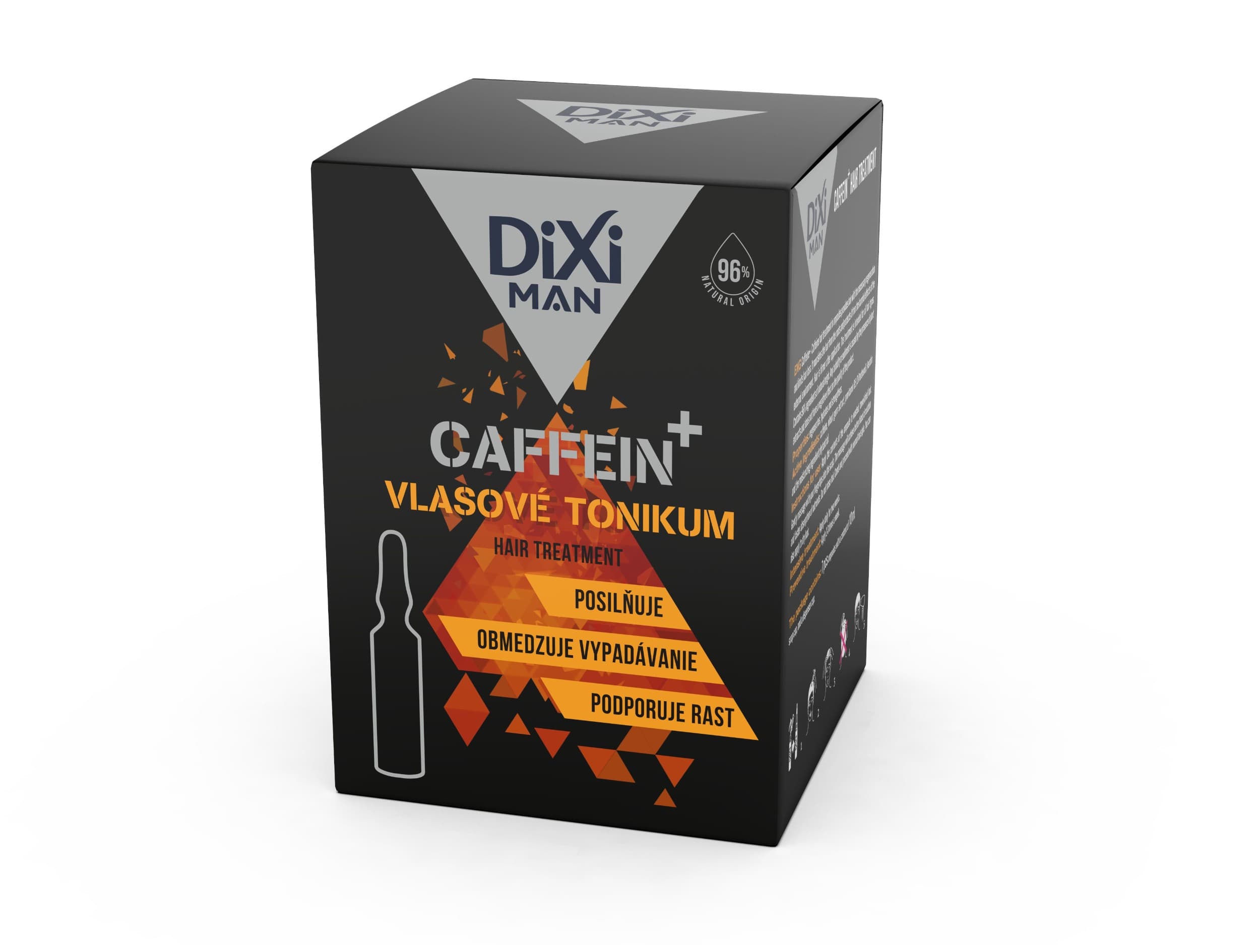 Dixi Man Caffein+ kofeinové vlasové tonikum v ampulích