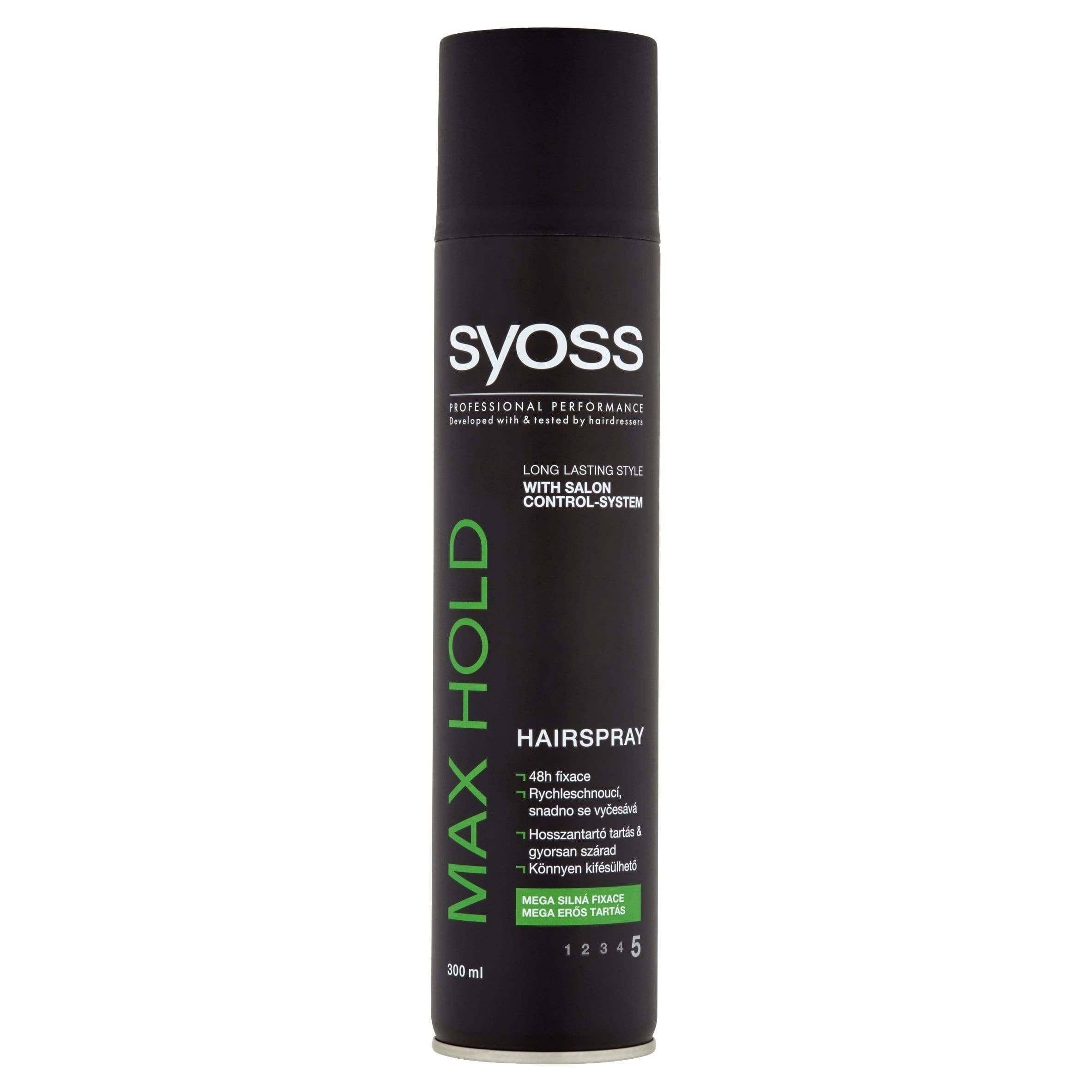 Syoss Max Hold Lak na vlasy pro mega silnou fixaci 5 300 ml