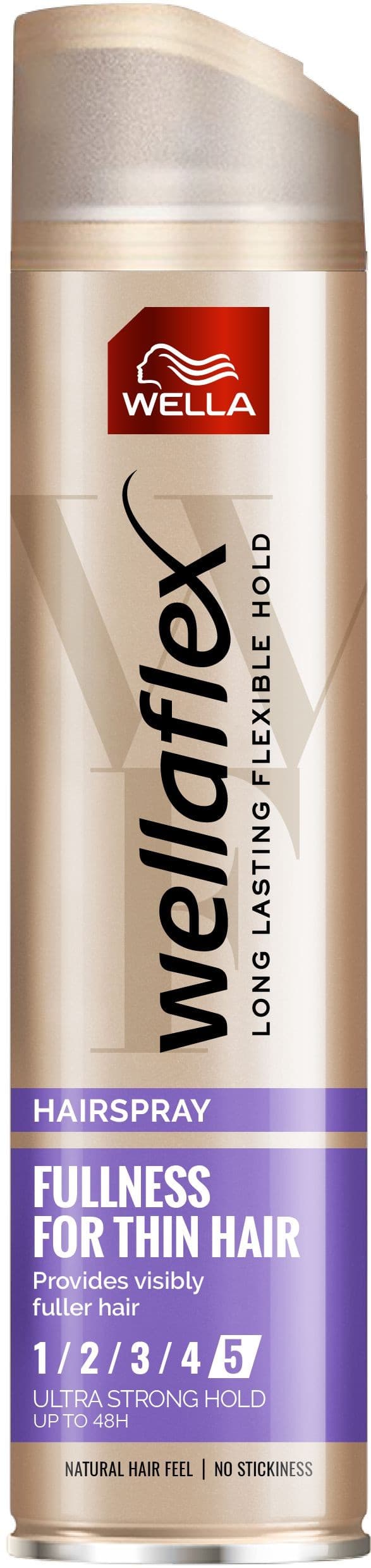 Wella Wellaflex Fullness lak na vlasy pro objem a ultra silné zpevnění 250 ml