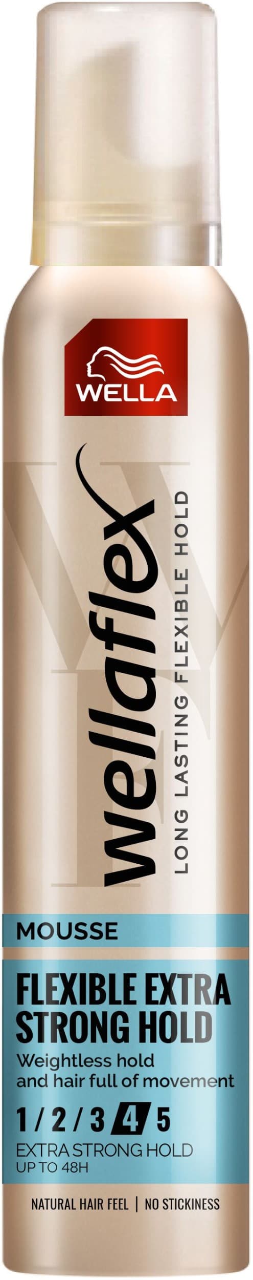 Wella Wellaflex Satin style pěnové tužidlo na vlasy pro extra silné zpevnění 200 ml