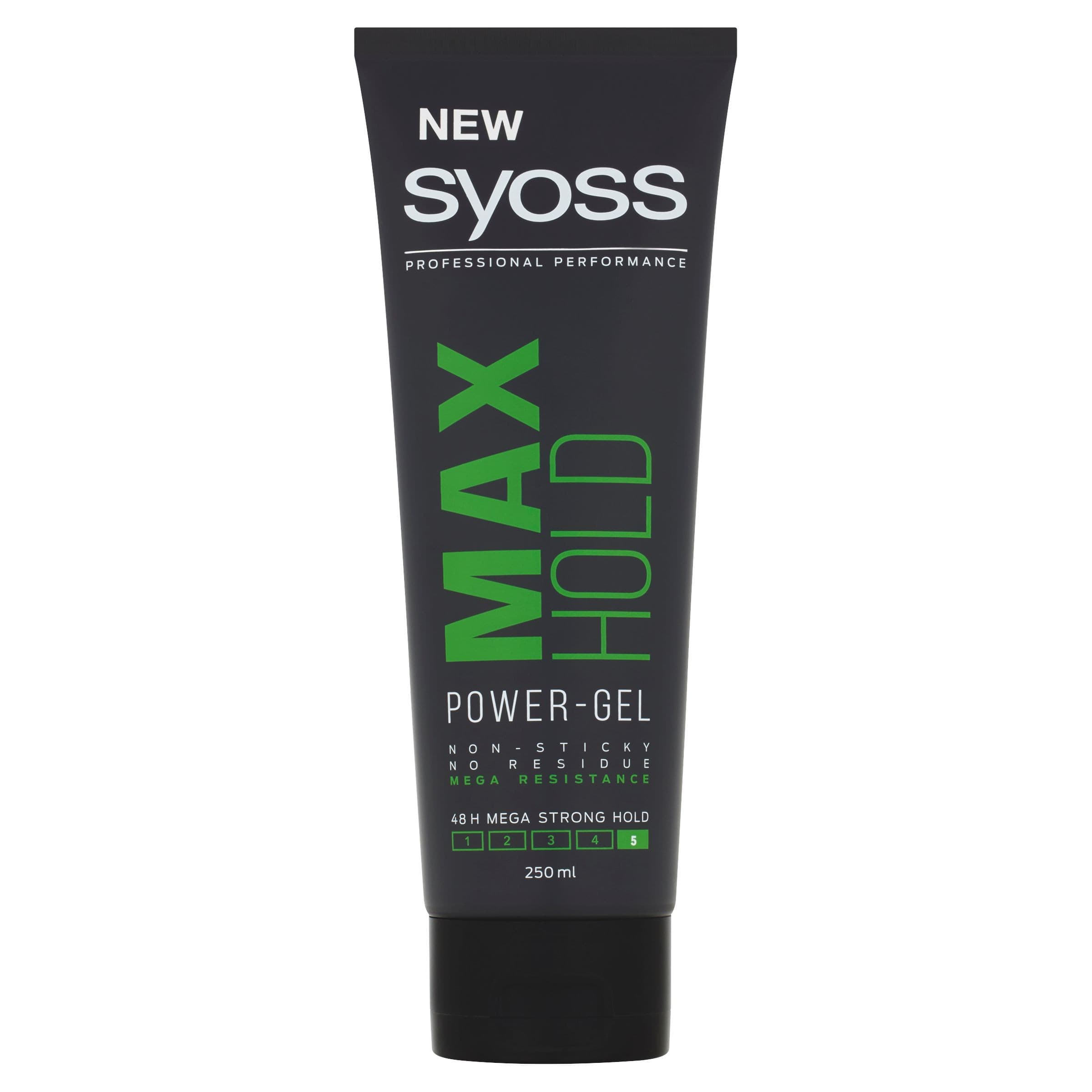 Syoss Max Hold Power gel 48h mega silná fixace 5 250 ml