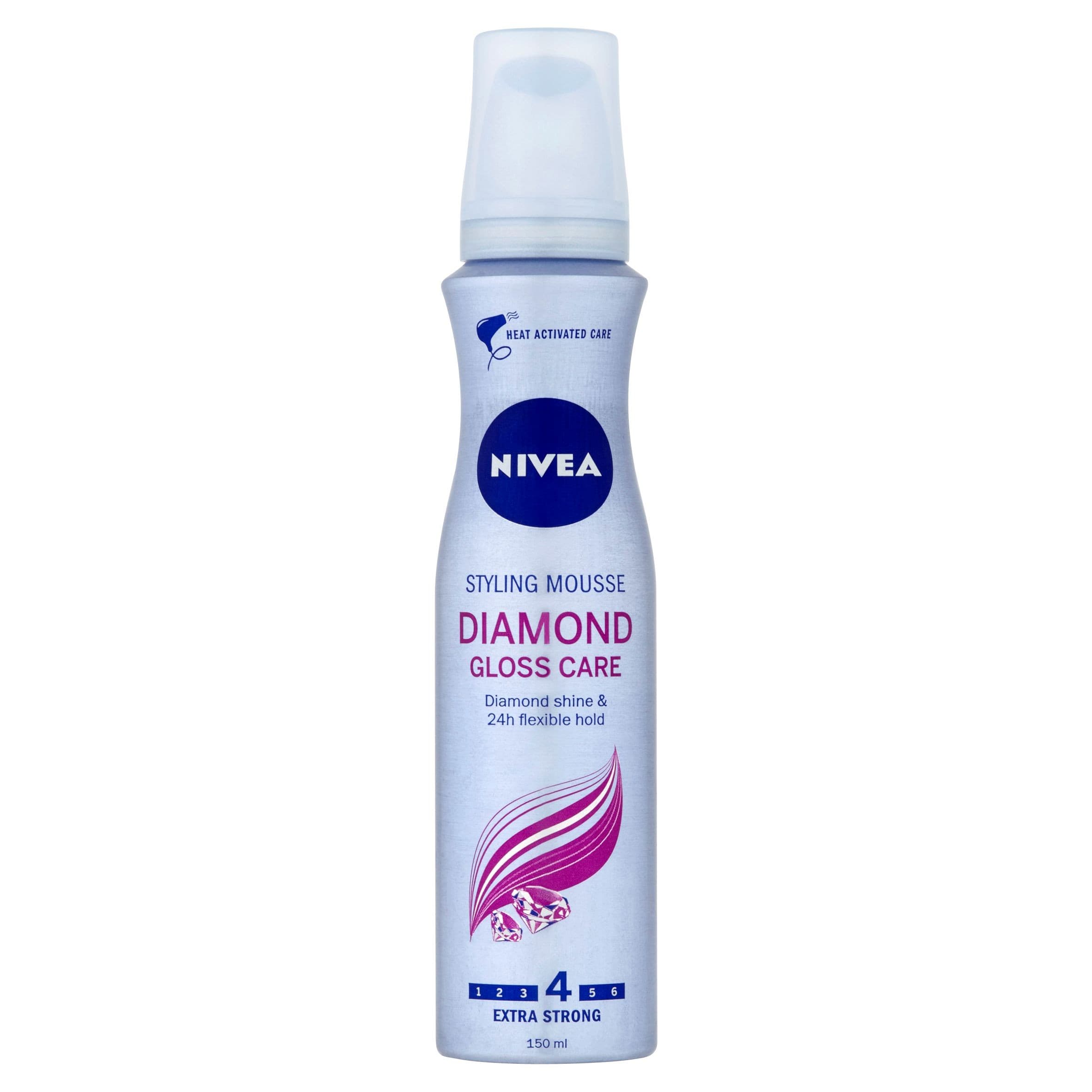 Nivea Diamond Gloss Care pěnové tužidlo 150 ml