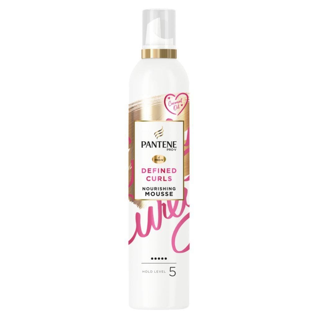 Pantene Pro-V Perfect-Curls vyživující pěna a ochrana proti působení tepla s kokosovým olejem 200 ml