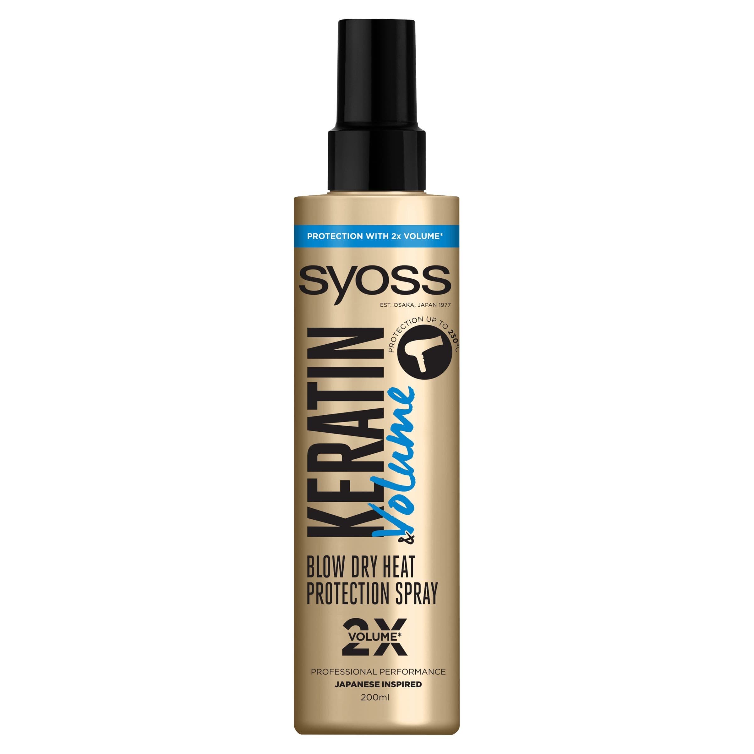 Syoss Keratin & Volume sprej pro tepelnou ochranu 200ml