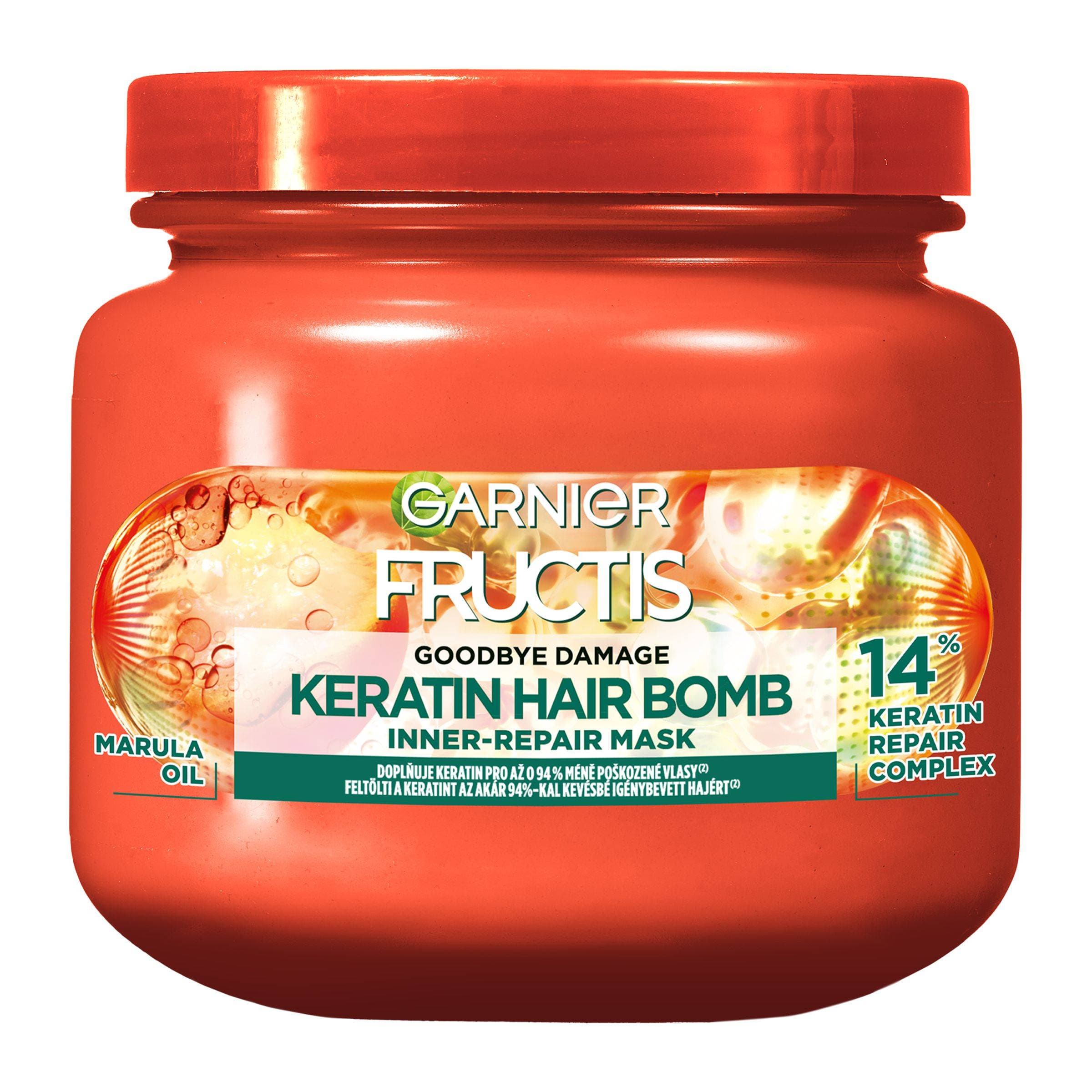 Garnier Fructis Goodbye Damage Keratin Hair Bomb Maska na vlasy 320 ml