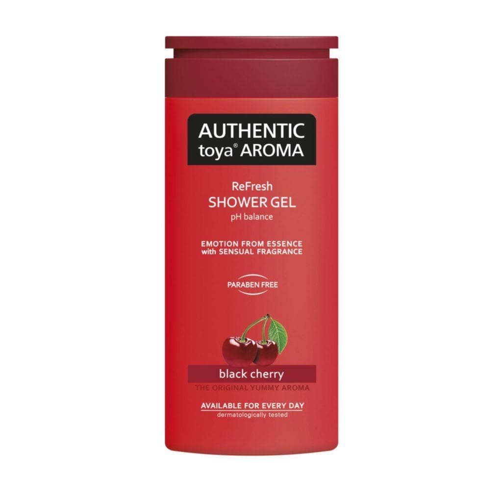 Authentic toya Aroma sprchový gel black cherry 400 ml