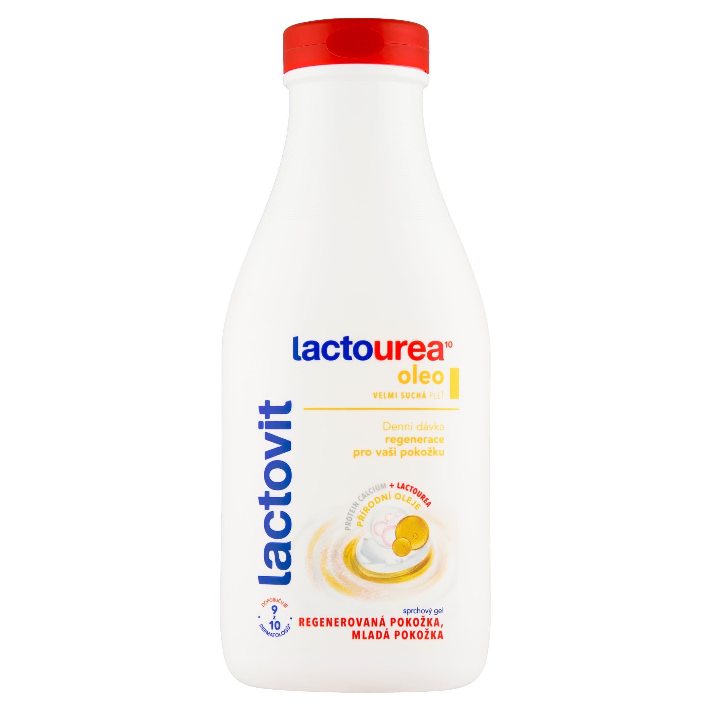 Lactovit sprchový gel Lactourea Oleo 500 ml