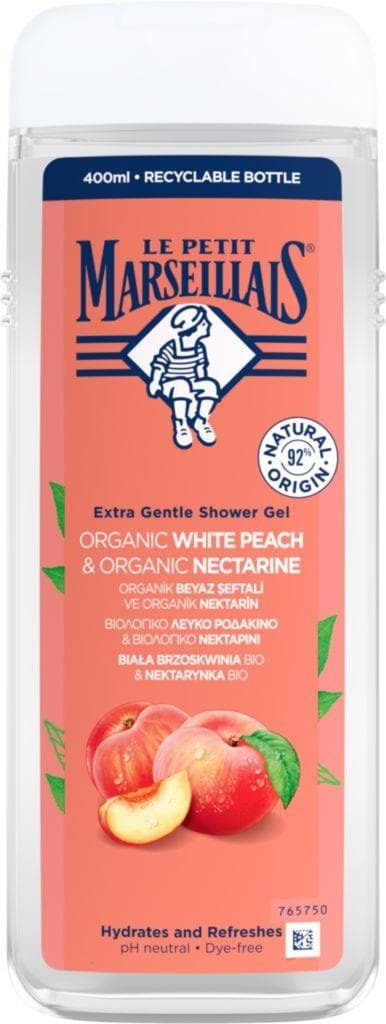 Le Petit Marseillais sprchový gel Broskev&Nektarinka 400 ml