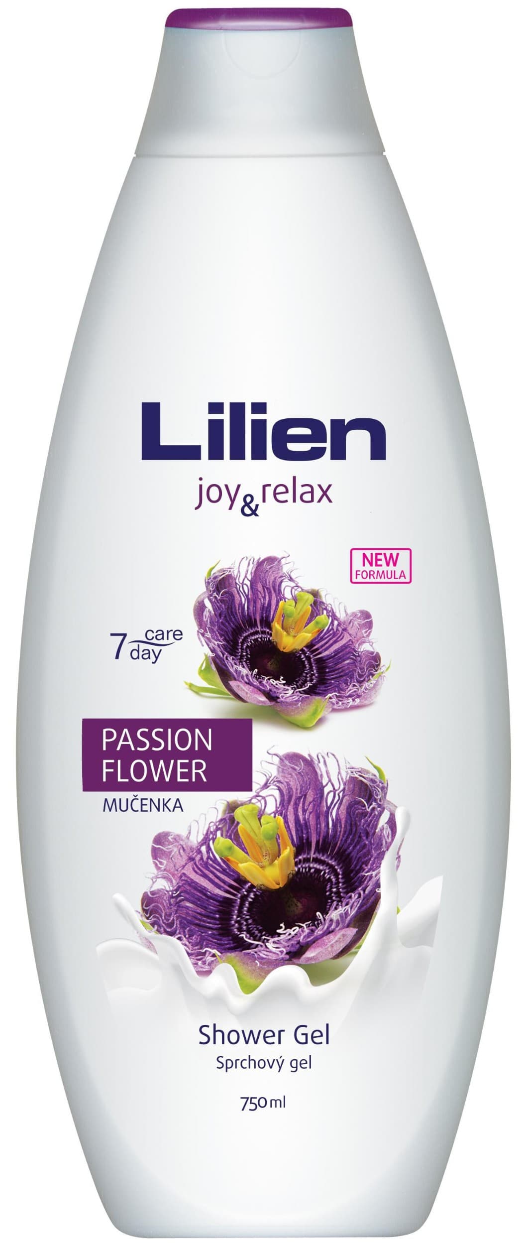 Naturalis Lilien shower cream Hibiscus & Sesame Milk 750 ml