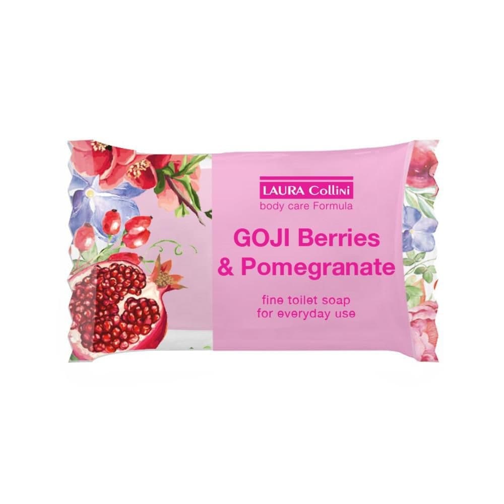 Laura Collini Toaletní mýdlo Goji Berries & pomegranate, 90 g