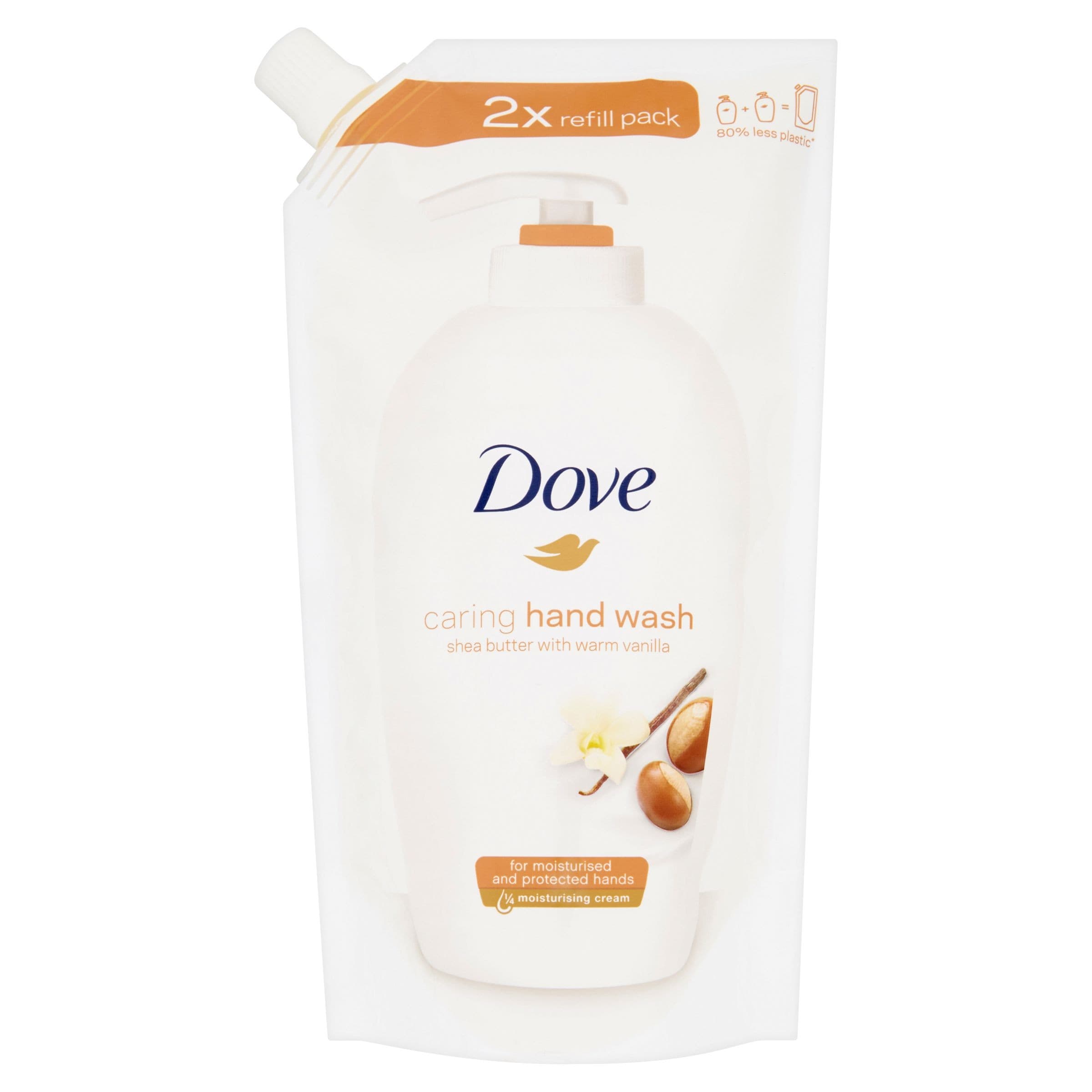 Dove Caring Jemné tekuté mýdlo na ruce náhradní náplň 500 ml